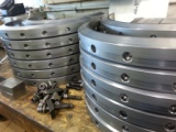 Steel segments 3-axis CNC machined complete.